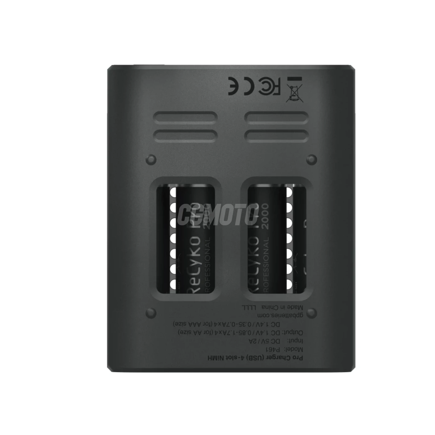 Schnellladegerät USB GP P461  + 4 NiMH-Akkus AA 2000 mAh Pro