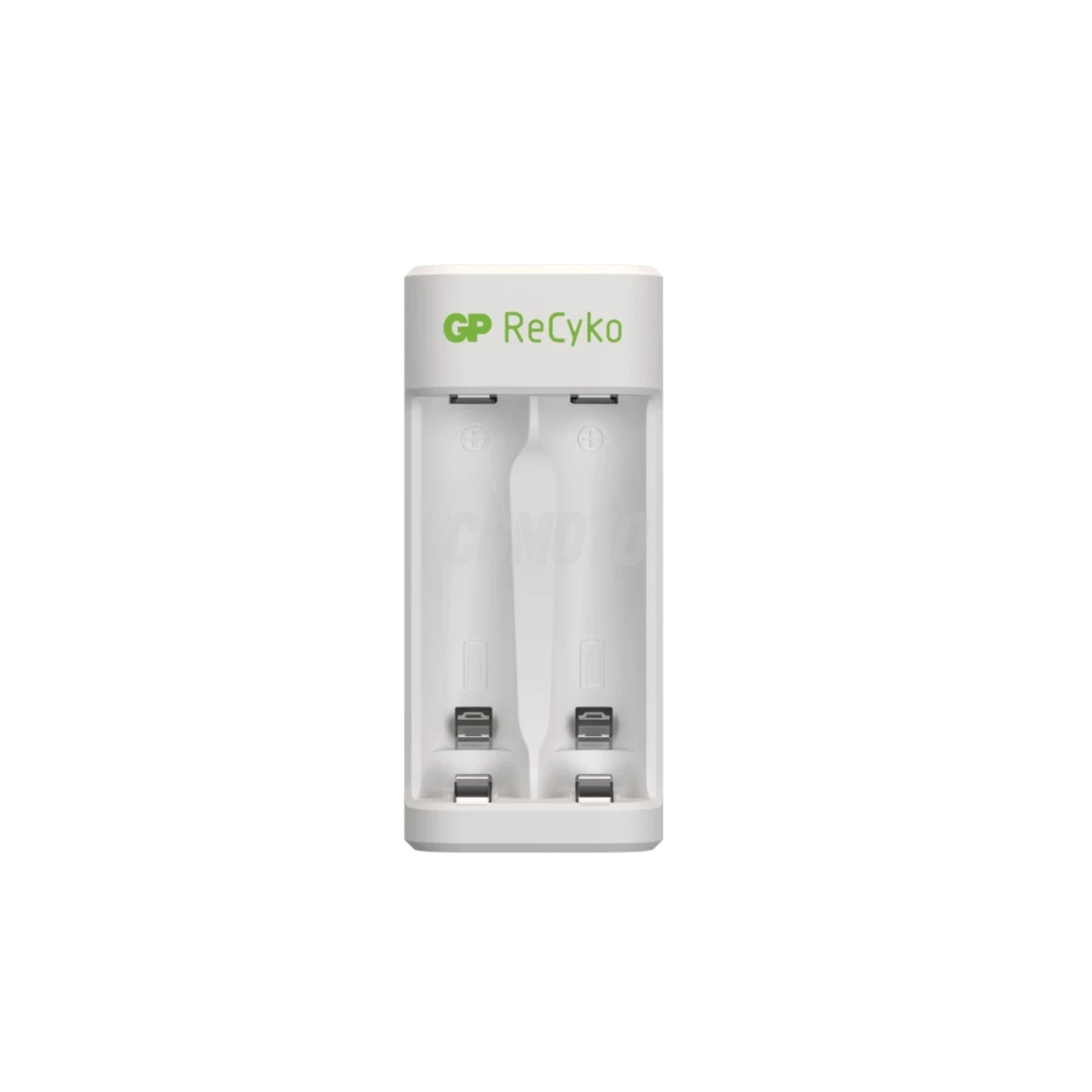 Standard-Ladegerät GP E211 + 2 NiMH-Akkus AA 2100 mAh