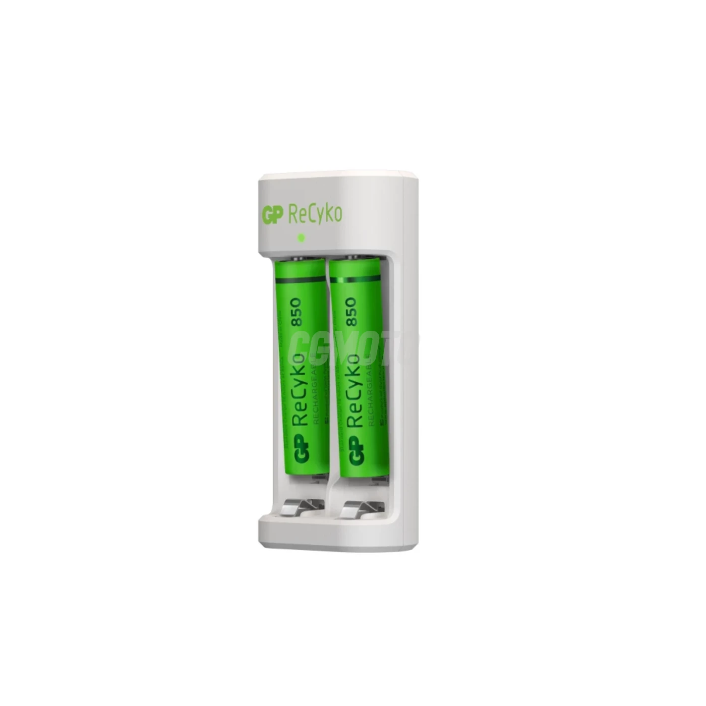 Standard-Ladegerät GP E211 + 2 NiMH-Akkus AAA 850 mAh