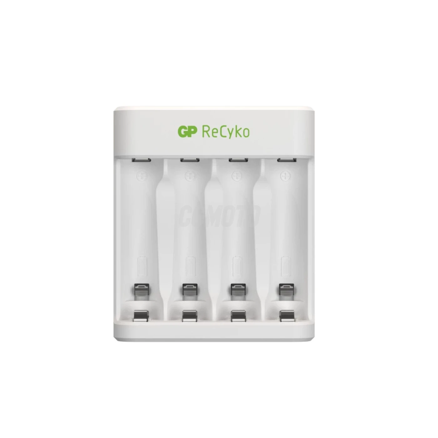 Standard-Ladegerät GP E411 + 4 NiMH-Akkus AA 2000 mAh