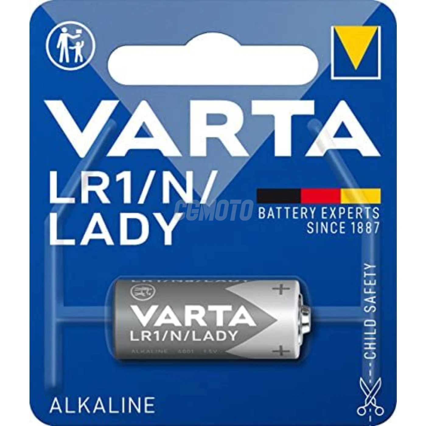 Varta LR1 alkalisch X 1 batterie (blister) Varta LR1 alkalisch X 1 batterie (blister)