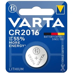 Varta CR2016 lithium x 1 batterie (blister) Varta CR2016 lithium x 1 batterie (blister)