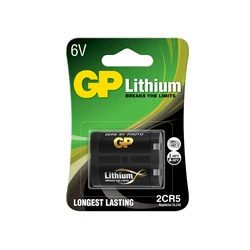 1 lithiumbatterie 2CR5 6 V 