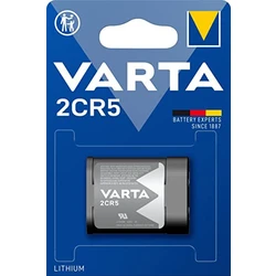 Varta lithium 2CR5 x 1 batterie (blister) Varta lithium 2CR5 x 1 batterie (blister)