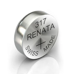 Renata 317 / SR516W / SR62 silberoxid x 1 batterie Renata 317 / SR516W / SR62 silberoxid x 1 batterie