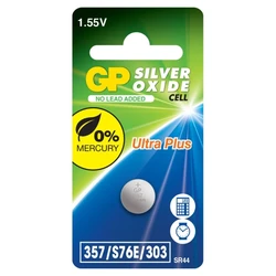 1 silberoxid-Knopfzelle SR44 1,55 V Ultra Plus 