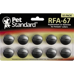 10 Batterien für Anti-Bell-Halsband RFA-67 6 V 10 Batterien für Anti-Bell-Halsband RFA-67 6 V