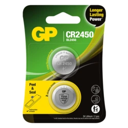 2 lithium-Knopfzellen CR2450 3 V 2 lithium-Knopfzellen CR2450 3 V