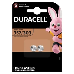 Duracell Silberoxid batterie 357-303/G13/SR44W x 2 batterien