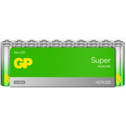 Blockbatterie Alkaline 20 x AAA / LR03 SUPER - 1,5V - GP Battery