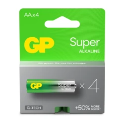 Alkaline Batterie 4 x AA / LR6 - 1,5V - GP Battery