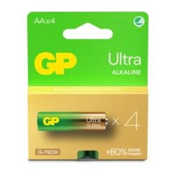 4 alkali-Batterien AA 1,5 V Ultra 4 alkali-Batterien AA 1,5 V Ultra