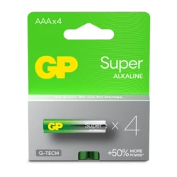 Alkaline Batterie 4 x AAA / LR03 - 1,5V - GP Battery
