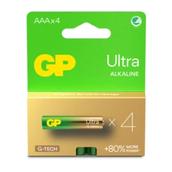 4 alkali-Batterien AAA 1,5 V Ultra 4 alkali-Batterien AAA 1,5 V Ultra