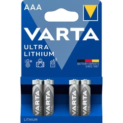 Varta lithium LR03/AAA x 4 batterien (blister) Varta lithium LR03/AAA x 4 batterien (blister)