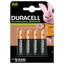 Duracell wiederaufladbar R6/AA Ni-MH 2500 mAh x 4 batterien Duracell wiederaufladbar R6/AA Ni-MH 2500 mAh x 4 batterien