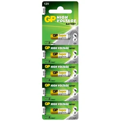 Blockbatterie Alkaline 5 x 27A / MN27 - 12V - GP Battery Blockbatterie Alkaline 5 x 27A / MN27 - 12V - GP Battery