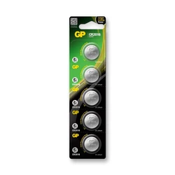 5 lithium-Knopfzellen CR2016 3 V 