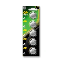 5 lithium-Knopfzellen CR2430 3 V 