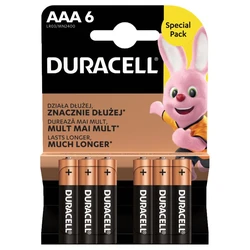Duracell Basic Duralock LR03 AAA x 6 Alkaline-Batterien Duracell Basic Duralock LR03 AAA x 6 Alkaline-Batterien