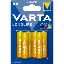 Varta LONGLIFE LR6/AA x 6 batterien (blister) Varta LONGLIFE LR6/AA x 6 batterien (blister)