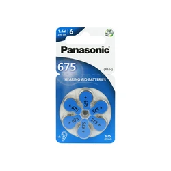 Panasonic 675 für Hörgeräte x 6 batterien Panasonic 675 für Hörgeräte x 6 batterien