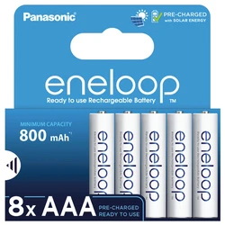 Panasonic Eneloop R03 / AAA 800mAh x 8 wiederaufladbare batterien (blister) Panasonic Eneloop R03 / AAA 800mAh x 8 wiederaufladbare batterien (blister)
