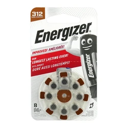 Energizer 312 für Hörgeräte x 8 batterien Energizer 312 für Hörgeräte x 8 batterien