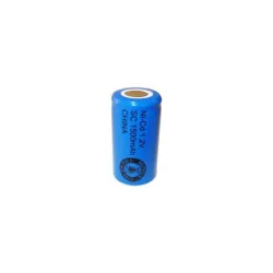 Batterie NiCD Sub C 1500 mAh Flachkopfbatterie - 1,2V - Evergreen