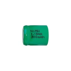 Batterie NiMH 1/3 AA 300 mAh Flachkopfbatterie- 1,2V - Evergreen Batterie NiMH 1/3 AA 300 mAh Flachkopfbatterie- 1,2V - Evergreen