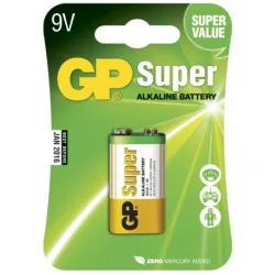 Blockbatterie Alkaline 9V / 6LR61 - GP Battery Blockbatterie Alkaline 9V / 6LR61 - GP Battery