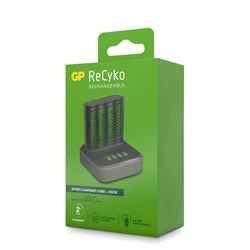 Schnellladegerät 2-4 Stunden M451 USB + 4 NiMH-Akkus AA 2600 mAh + Station D451 Schnellladegerät 2-4 Stunden M451 USB + 4 NiMH-Akkus AA 2600 mAh + Station D451