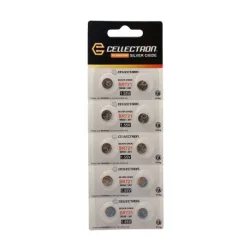 SR721 10 Silberoxid Knopfzelle SR721 / SR58 / 361 1,55V Cellectron