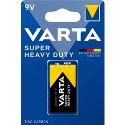 Varta SUPERLIFE 9V zinc carbone Varta SUPERLIFE 9V zinc carbone